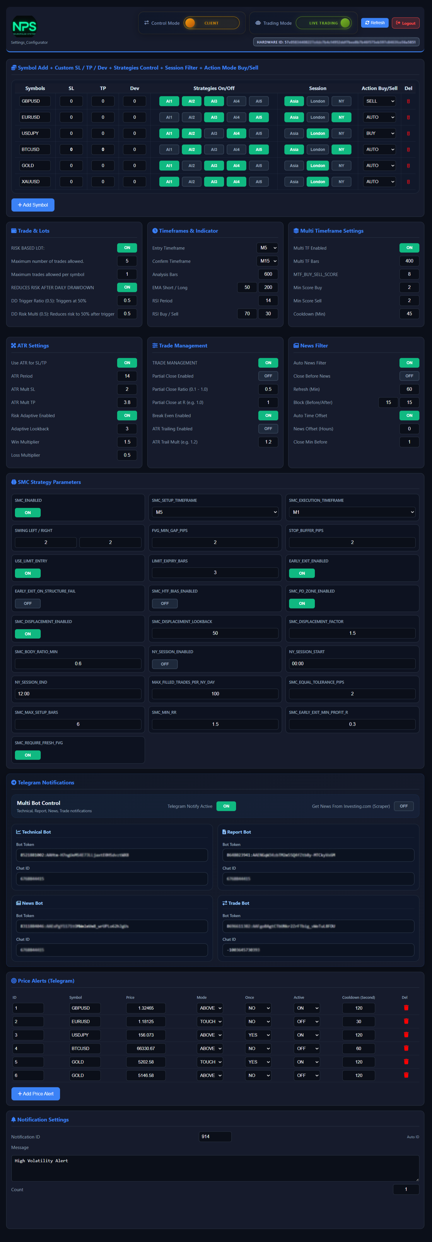 NeuroPulse Cloud Dashboard